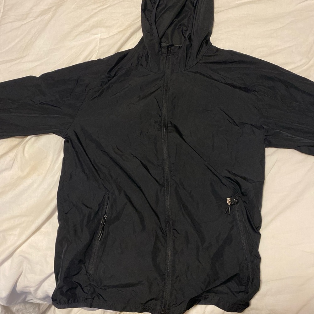 Black Windbreaker Size Medium